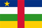 Fahne Zentralafrikanische Republik  90 cm x 150cm