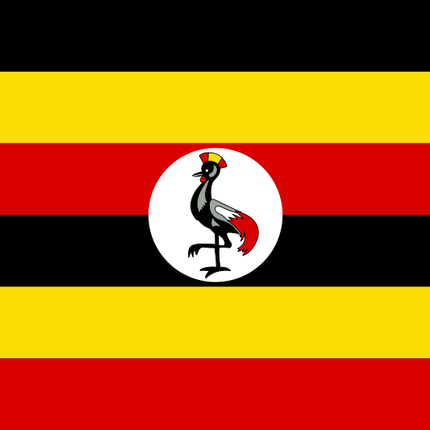 Fahne Uganda  90 cm x 150 cm