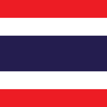 Flagge Thailand im Format von 90 cm x 150 cm
