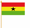 Stockfahne Ghana