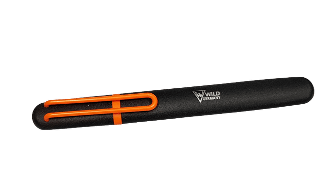 Lime à ongles en céramique dans un étui, orange