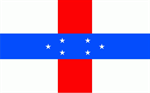 Flagge der niederländischen Antillen im Format 90 cm x 150 cm