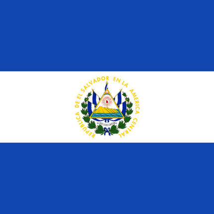 Flagge von El Salvador im Format 90 cm x 150 cm aus Polyester