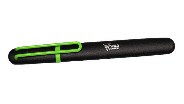 Lime à ongles en céramique dans un étui, verte