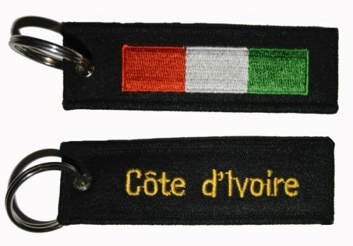 Schlüsselanhänger Elfenbeinküste