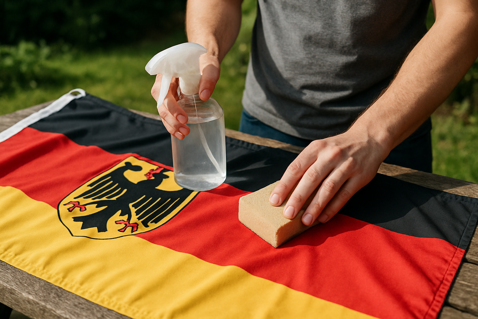Fahnen pflegen: So reinigen Sie Ihre Textilien richtig