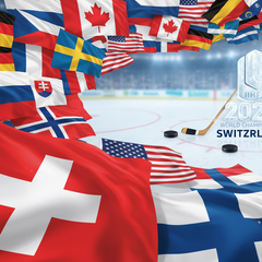 Fahnen Eishockey WM 2026