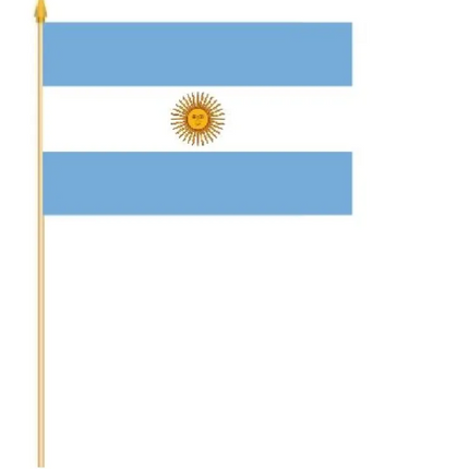 Stockfahne Argentinien