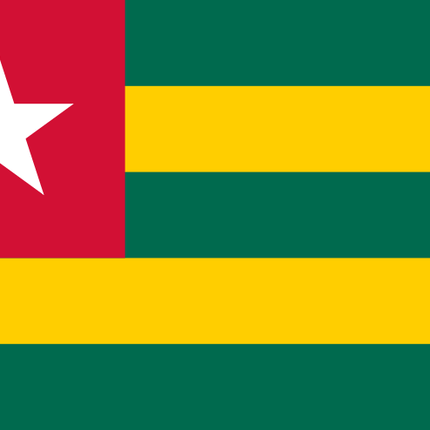 Fahne Togo 90 cm x 150 cm
