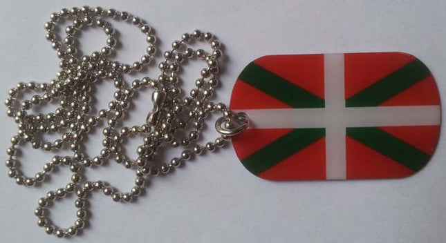 Dogtag Erkennungsmarke Baskenland 30 mm x 50 mm