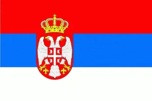 Flagge Serbien 90cm x 150cm - Hochwertige Polyester Flagge für Innen- und Außennutzung - Shop2.ch 