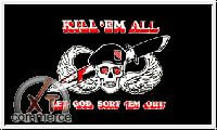 Fahne Pirat-Kill em all 90 cm x 150 cm
