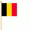 Stockfahne Belgien