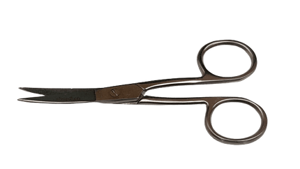 Nagel und Nagelhautschere, gebogene Schneide