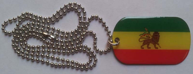 Dogtag Erkennungsmarke Aethiopien 30 mm x 50 mm
