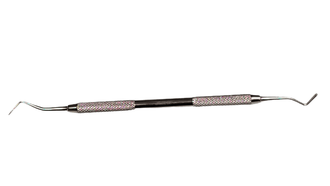 Kugelstopfer doppelendig aus rostfreiem Edelstahl, matt und handgeschliffen für erstklassige Qualität, ideal für professionelle Anwendungen und zur Sterilisation im Autoklaven.