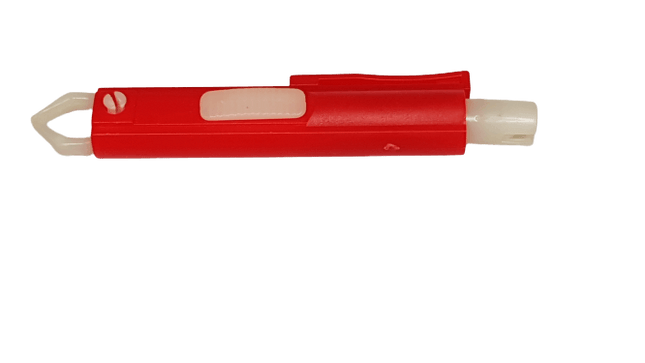 Zeckenzange, Kunststoff, rot