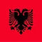 Flagge Albanien 90 x 150 cm - UV-beständig, 100% Polyester, mit 2 Metallösen - Shop2.ch 