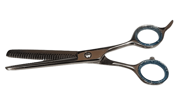 Haarschere Effilierschere, einseitig - hochwertige Profi-Schere aus rostfreiem Edelstahl zum präzisen Ausdünnen von Haaren.