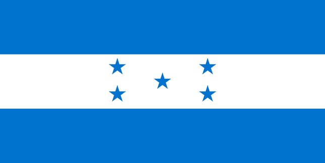 Flagge Honduras 60 cm x 90 cm – UV-beständig, waschbar und mit Metallösen zum Hissen, perfekt für Zuhause oder Veranstaltungen.