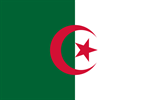 Fahne Algerien  90 cm x 150 cm