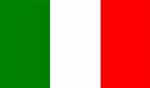 Bootsflagge von Italien aus Polyester mit Kordel