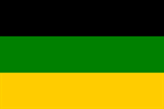 Fahne ANC Afrikanischer National Kongress