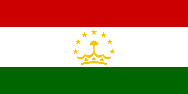 Flagge Tadschikistan im Format von 90 cm x 150 cm