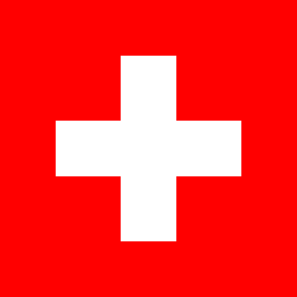 Fahne Schweiz 60 cm x 60 cm