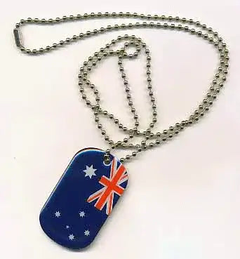 Hochwertige Dogtag Erkennungsmarke Australien 30 Mm X 50 Mm – Ideal Für Unterwegs - Shop2.ch 