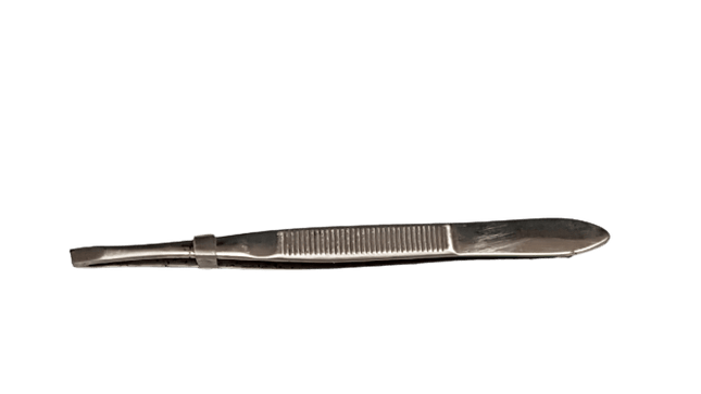 Kosmetikpinzette Edelstahl aus rostfreiem, mattem Material, handgeschliffen für professionelle Anwendungen