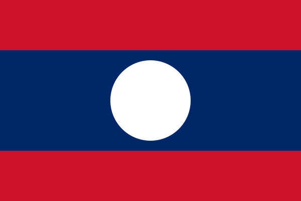 Fahne Laos  90 cm x 150 cm