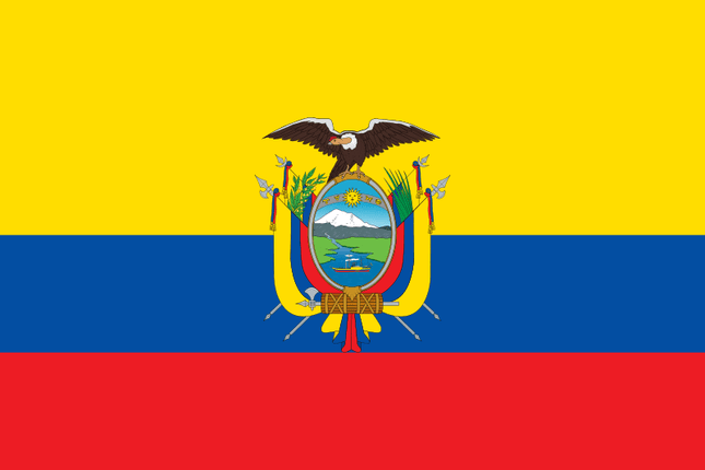 Fahne Ecuador  60 cm x 90 cm