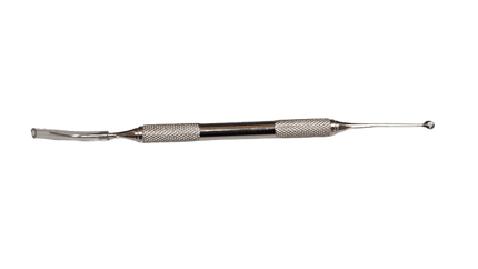 Instrument cosmétique à double extrémité avec aiguille