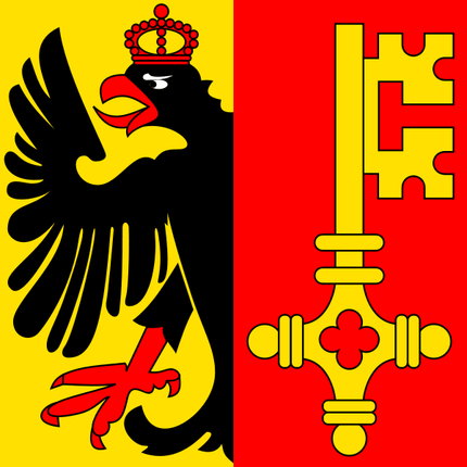 Drapeau du canton de Genève 60 cm x 60 cm