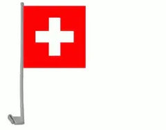 Schweizer Autofahne Kaufen – 30x30 Cm, UV-Beständige Farben, Waschbar und Mit Kunststoffstab - Shop2.ch 