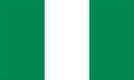 Flagge von Nigeria im Format 90 cm x 150 cm aus Polyester, ideal für Feste und Veranstaltungen.