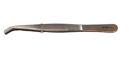 Anatomische Pinzette Gebogen 10 Cm Aus Rostfreiem Edelstahl – Ideal für Profis und Privatpersonen. Jetzt die anatomische pinzette kaufen!