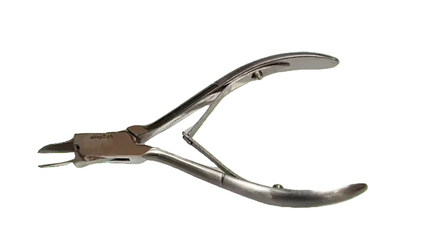 Eckenzange für eingewachsene Zehennägel 125 mm, rostfreier Edelstahl für langlebigen Einsatz und einfache Pflege.