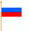 Stockfahne Russland