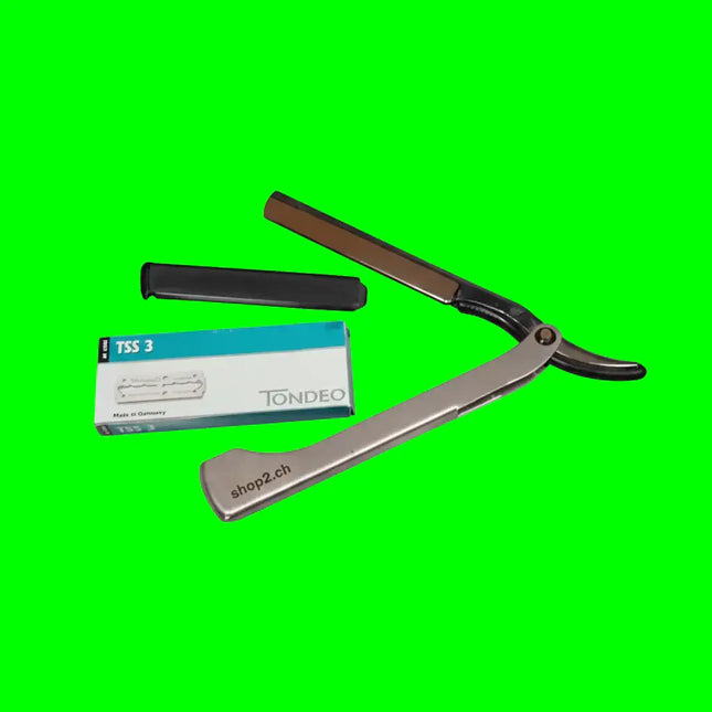 Rasiermesser Mit Wechselklingen – 10 Ersatzdoppelklingen, Rostfreier Edelstahl, Handgeschliffen