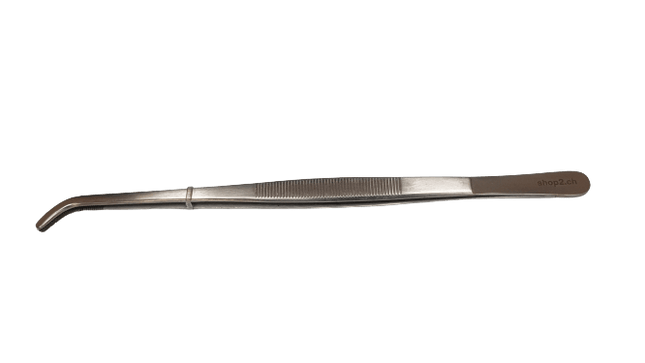 Anatomische Pinzette gebogen 30 cm