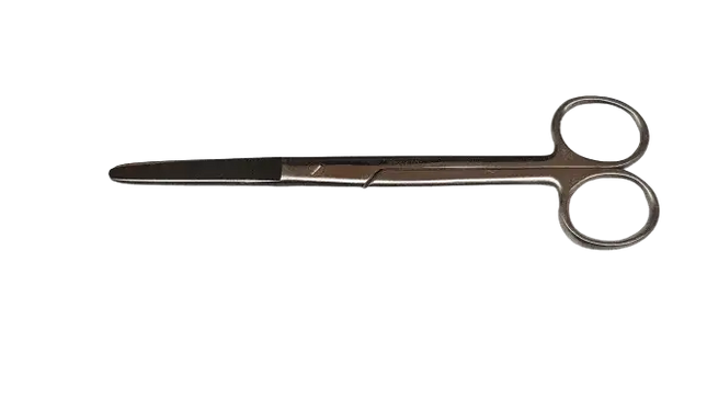 Gerade Stumpfe Chirurgische Schere Aus Rostfreiem Edelstahl - Professionelle Qualität - Shop2.ch 