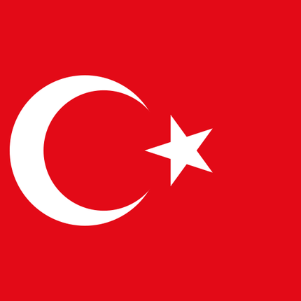 Flagge Türkei im Format von 90 cm x 150 cm
