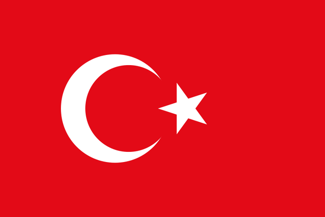 Flagge Türkei im Format von 90 cm x 150 cm