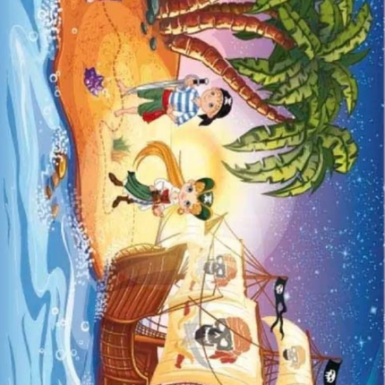 Piraten Strandtuch mit Kindern