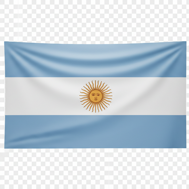 Argentinische Premium-Flagge 150x250cm – Wetterfest & Strahlend