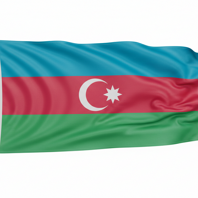 Bandiera dell'Azerbaigian 90 cm x 150 cm