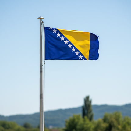 Bosnien und Herzegowina Flagge 90x150cm UV-beständig Outdoor