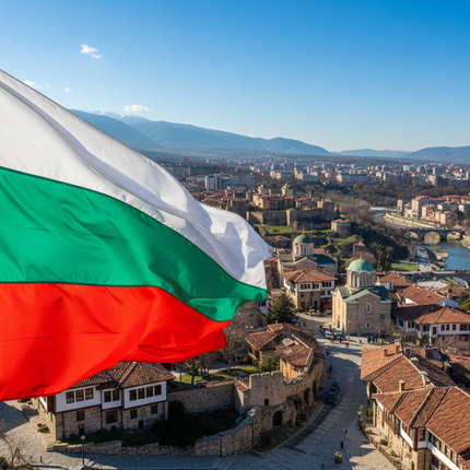 UV-beständige Bulgarische Nationalflagge 90x150cm - Robust & Wetterfest